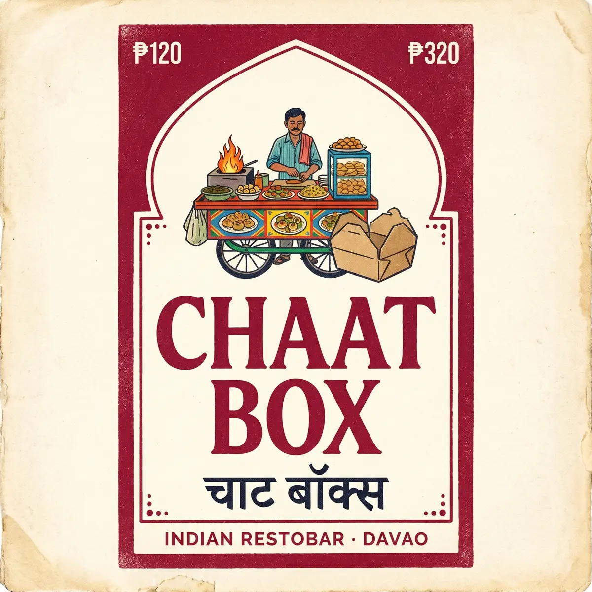 CHAAT BOX arch poster