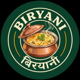 BIRYANI · SIX-HOUR RICE — CHAAT BOX dish stamp